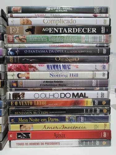 DVD's filmes R$ 5 cada<br>