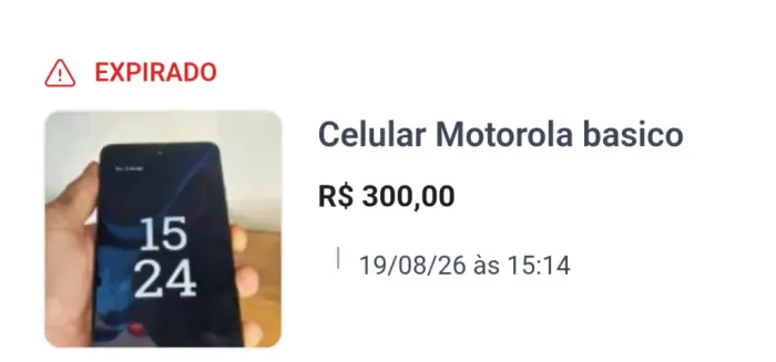 Celular Motorola básico