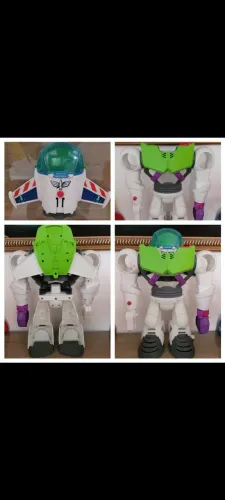 Robot grande Buzz Lightyeanr Toy Story Fisher-Price /Mattel c nave 53cm