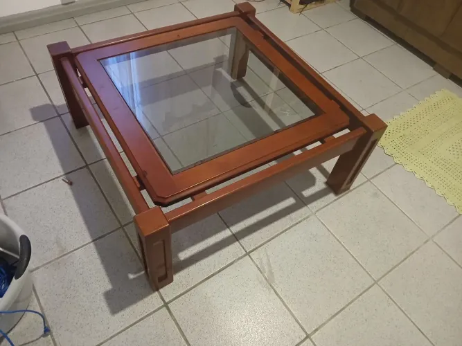 Mesa de centro madeira maciça