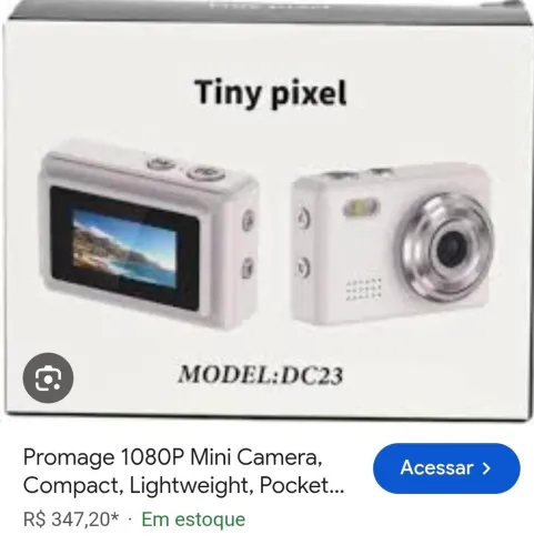 Mini câmera digital portátil