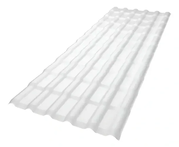 Telha De Pvc Modelo Plan Ecológica Translúcida 2,42m X 0,88m