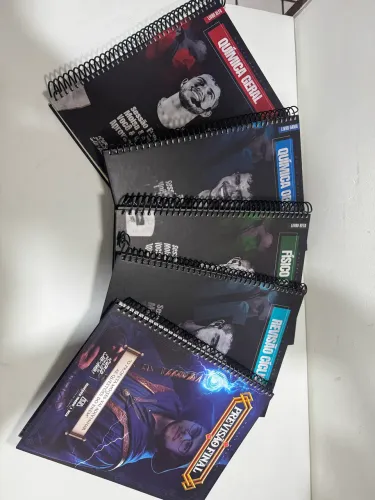 Kit completo material físico química Moisés Medeiros