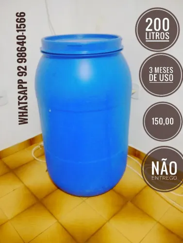 130$ Tambor de 200 litros SEMI NOVO. Nao entrego!