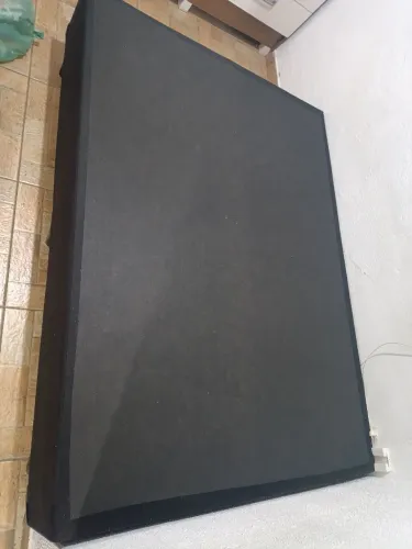 Cama box casal com colchão 