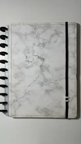 Caderno Inteligente grande marmorizado