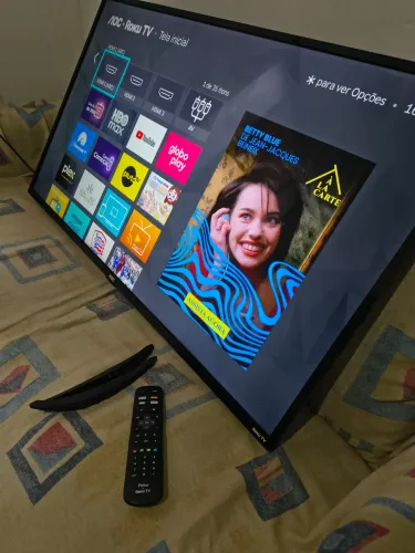 Tv smart 43 AOC Roku Dolby Áudio zera