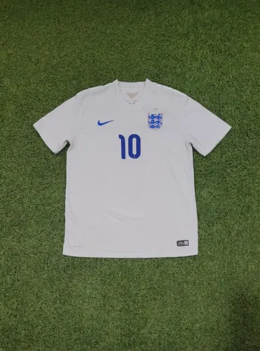 Camisa Inglaterra 2014-15 Home Tam M (73x50cm) Usada Original
