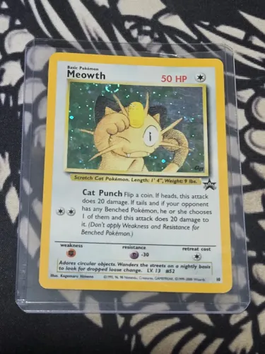 Carta: Meowth Black Star Promo #10
