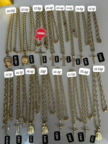 Correntes de ouro 18k(750)
