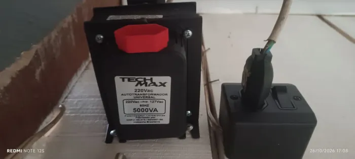 Transformador 127 para 220