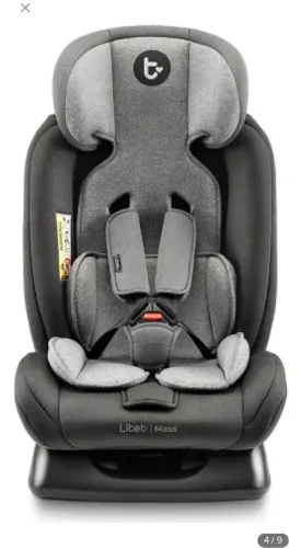Cadeira Para Auto 0-36 Kg Litet Mass Preta e Cinza -