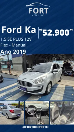 Ford KA 1.5 Sedan SE 12V Flex 4P Mec. 2019