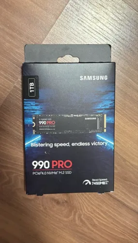 SSD Samsung 990 PRO 1TB NVMe M.2 2280 (Leitura até 7450MB/s e Gravação até 6900MB/s)