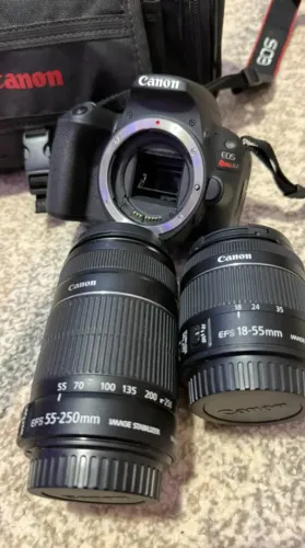 Canon Eos Rebel Sl2 ( Lentes 18-55mm / 55-250mm )