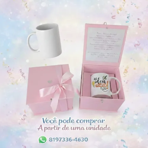 Caneca de Porcelana Personalizada 