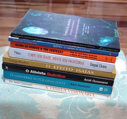 Combo 8 Livros/ Mecânica Quântica e Espiritualidade.