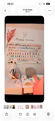 Expositor de esmaltes enorme madeira verdadeira