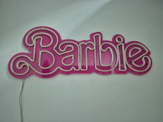 Letreiro Luminoso Barbie