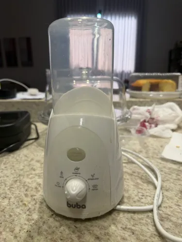 Aquecedor e esterilizador de mamadeira buba 3 em 1