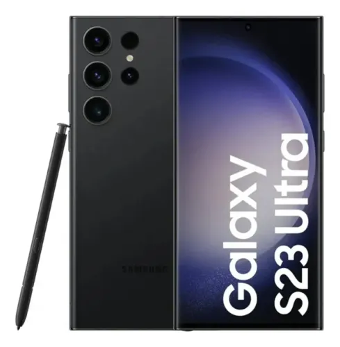 Smartphone Samsung Galaxy S23 Ultra completo na caixa