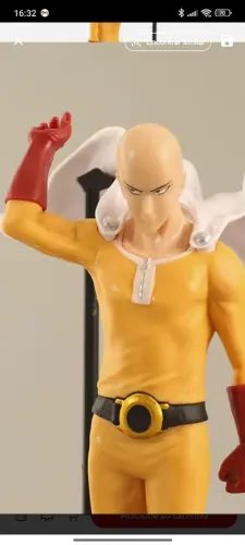 Coleção one punch man saytama boneco top 18cm