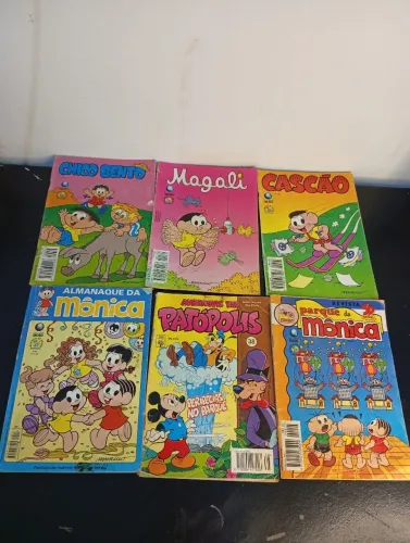 Lote de gibis turma da Monica