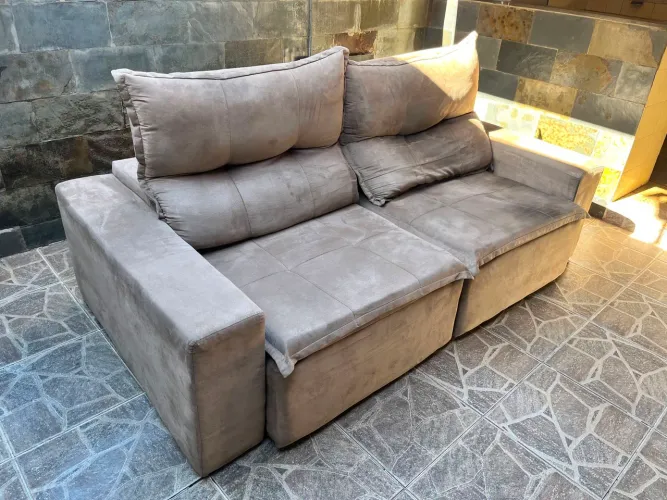 Sofá Retrátil 2,30m (Aceito Cartão)