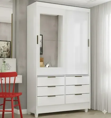 Guarda roupa com portas de correr