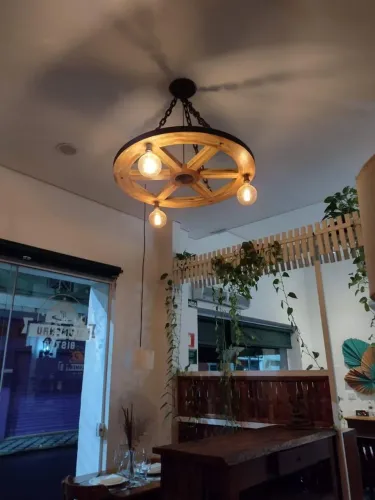 3 luminárias decorativas artesanais