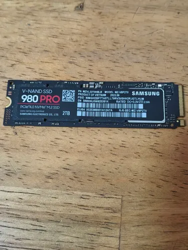 SSD SAMSUNG 980 PRO M.2 NVMe de 2TB