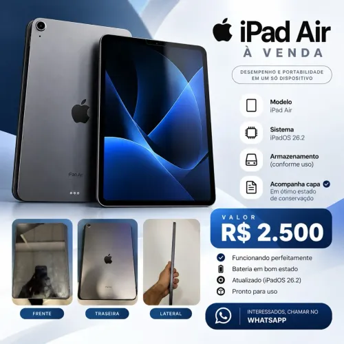 ? iPad Air à venda