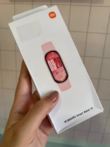 Xiaomi Smart Band 10 Rosa (Mystic Rose) - Tela AMOLED 1,72" - Lacrado