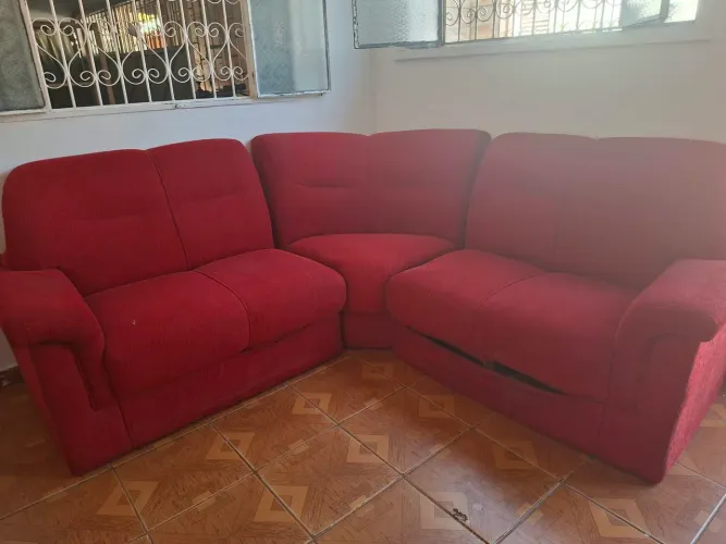 Sofá 5 lugares, de canto
