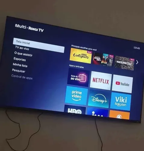 Tv smart 50 4K Multi Roku Tv Nota Fiscal