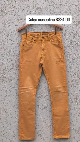 Calça jeans masculina 38