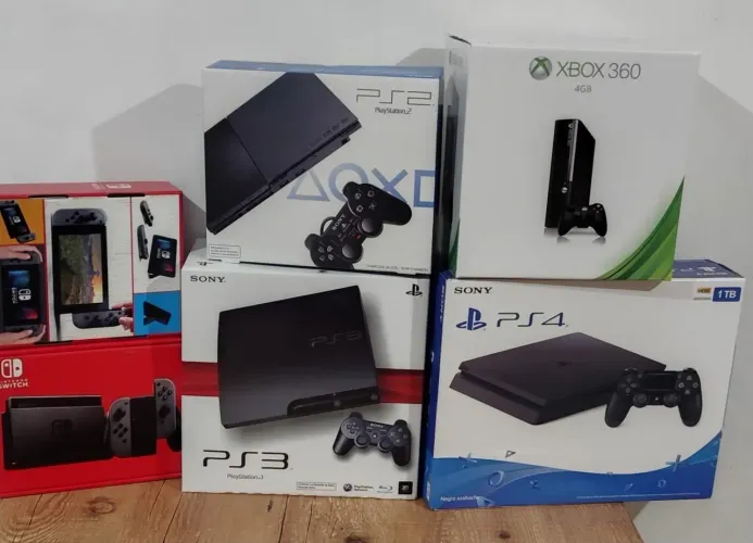Caixas de videogames