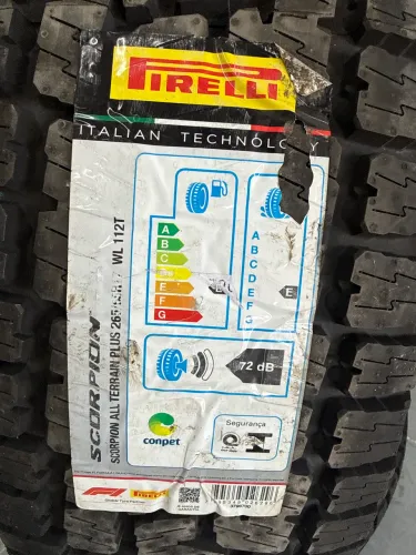 Kit 2 Pneu Pirelli Aro 17 265/65r17 112T TL Scorpion AT Plus WL