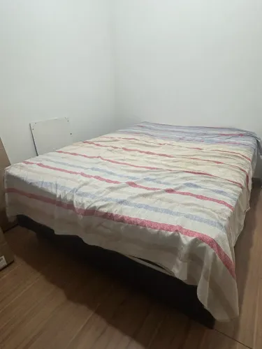 Cama Box Casal Ortobom + Colchão Persona