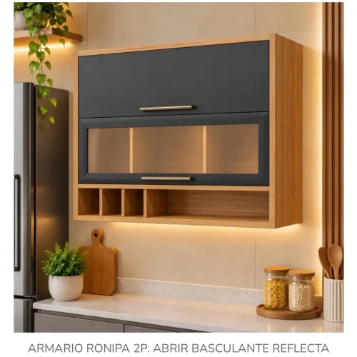 Armário de cozinha aéreo MDF