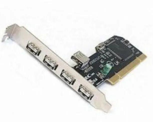 Placa Pci Usb 2.0 Com 4+1 Portas Usb 2.0 / 1.0 DP-52