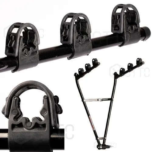 Suporte Transbike V De Engate Bola Reboque Para 3 Bikes
