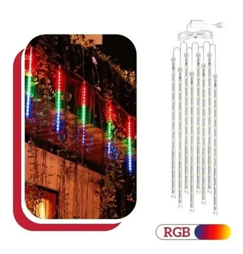 Oferta!!! Pisca Natal Cascata Bastão Tubos Chuva Meteoro
