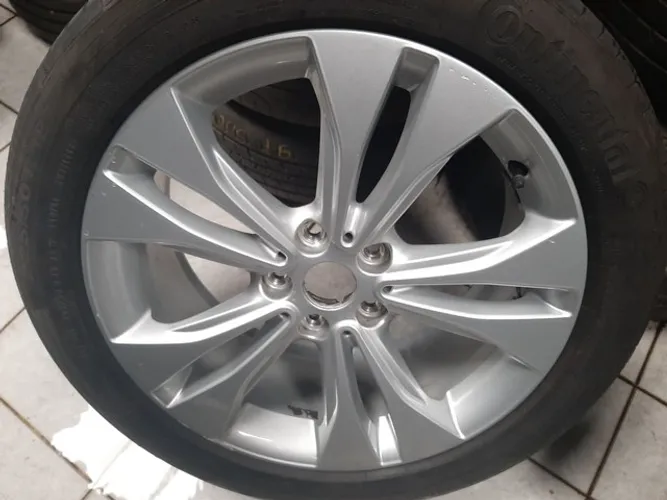 Roda aro 18 bmw X1 2017 Prata 5x112 original Impecaveis
