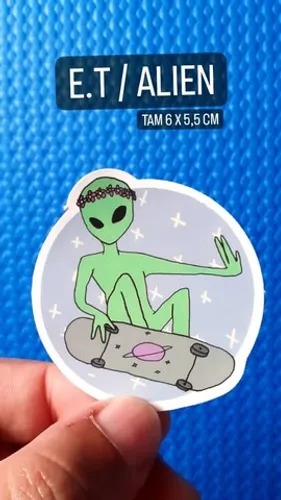 IMÃS DE GELADEIRA - E.T / ALIEN