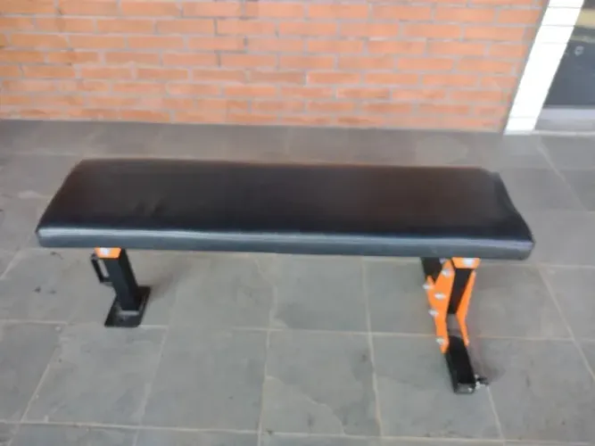 Banco Reto Supino 3Bfitness Academia Musculação Powerlifting Box Treino em Casa Peso Livre