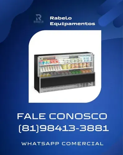 Balcão Vitrine Expositor refrigerado Gelopar em até 10x sem juros no cartão
