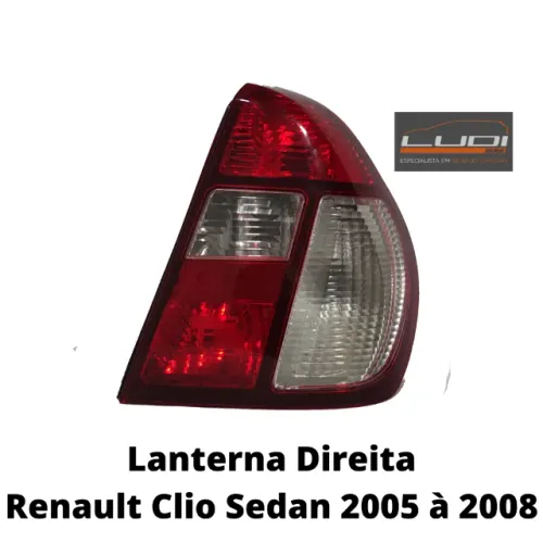 Lanterna Traseira Direita Renault Clio Sedan 2005 à 2008