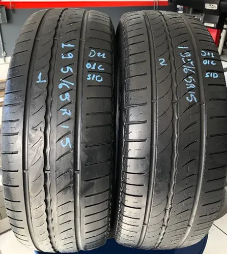 Kit 02 pneus 195/65R 15 Pirelli Cinturato P1 91H (usados)