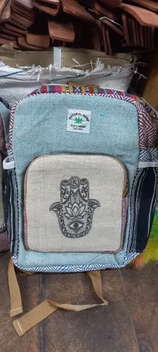Bolsas Mochila 100% Cânhamo Espiritual Alta Durabilidade